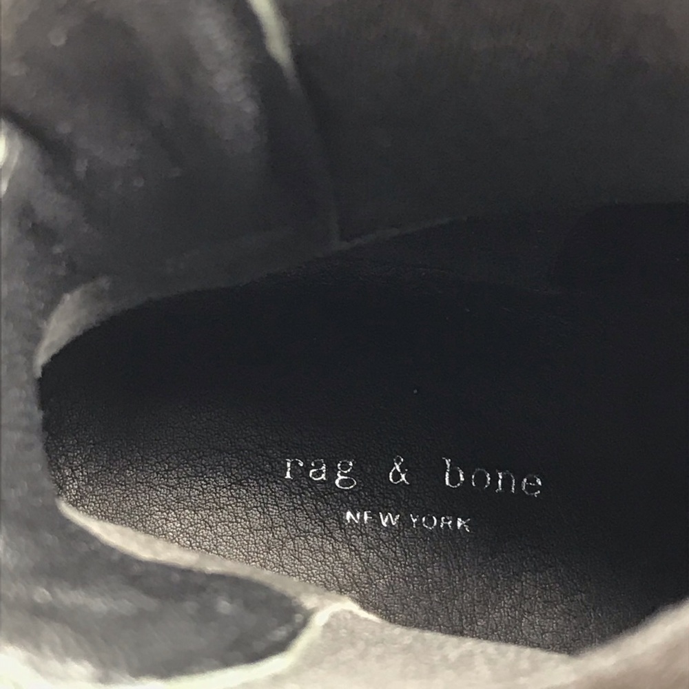 Rag & Bone White Leather Shaye Boots - Picture 6 of 9